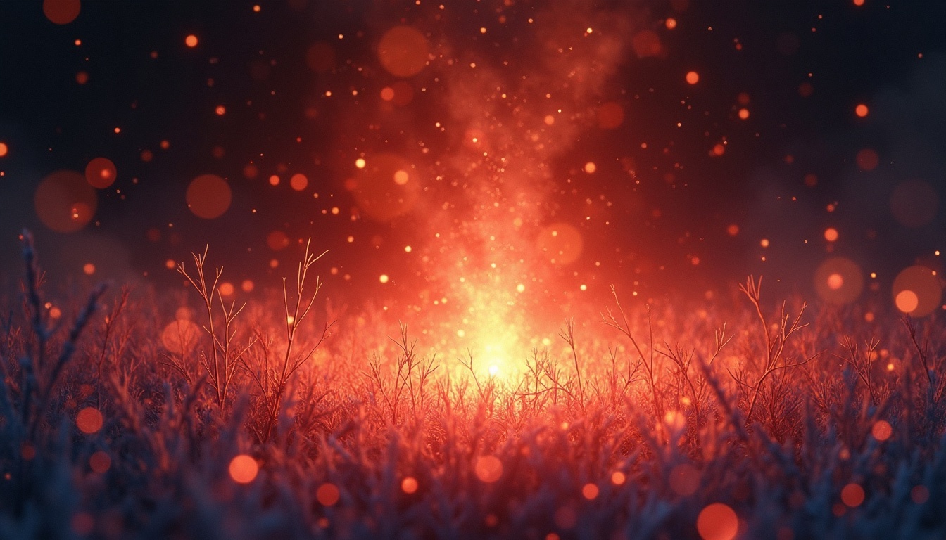 A soft, ethereal illustration for the aura colour reading "Deep red aura meaning". A deep red aura speaks of grounded vitality, strong will, and passionate intensity, someone deeply connected to the physical world and their own survival instincts. It carries both the strength of a fierce, protective life force and the shadow of anger or stubbornness when that fire goes unchecked.