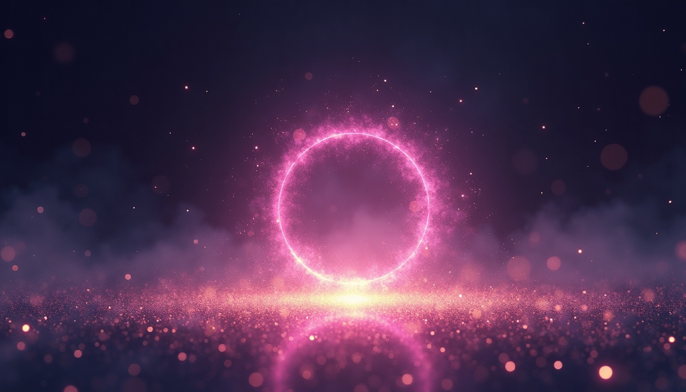 A soft, ethereal illustration for the aura colour reading "Magenta aura meaning". A magenta aura blends the fire of red with the spiritual sensitivity of violet, pointing to a temperament that is unconventional, imaginative, and quietly rebellious against the ordinary. It speaks to someone who feels things intensely and refuses to live by borrowed rules.
