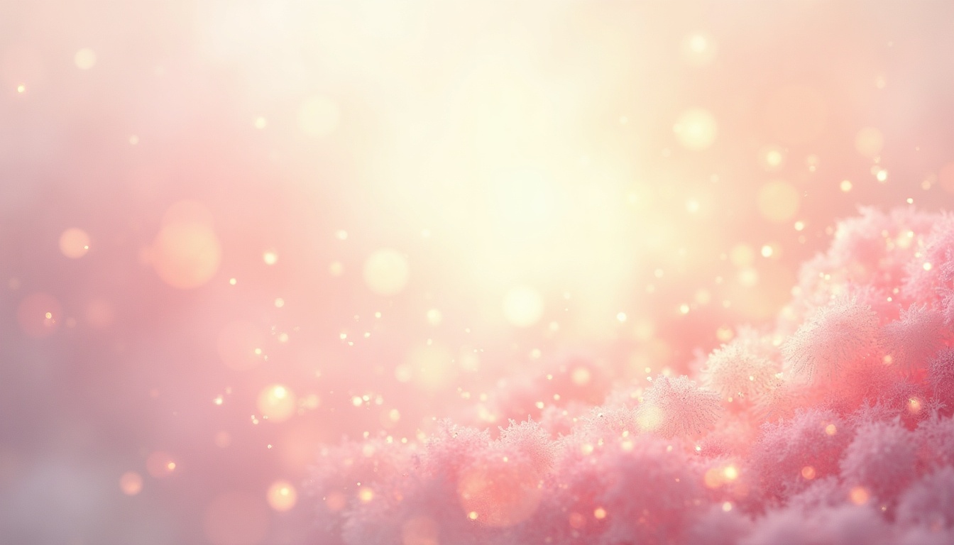 A soft, ethereal illustration for the aura colour reading "Pale pink aura meaning". A pale pink aura speaks of a gentle, open heart, one that leans toward tenderness, affection, and quiet emotional healing. It often marks a season of softness, where compassion for self and others rises to the surface.