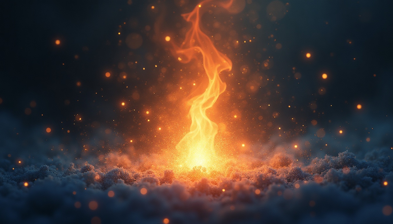 A soft, ethereal illustration for the aura colour reading "The difference between a bright red aura and a dark red aura". Both bright and dark red auras speak to the language of the body, will, and passion, but their tone tells very different stories: one radiates vitality and forward motion, the other simmers with intensity that may be turned inward as much as outward.