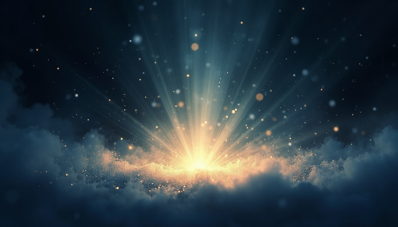 A soft, ethereal illustration for the aura colour reading "What does a white aura mean spiritually". A white aura is often read as a sign of purity, spiritual openness, or a season of transition, carrying an unusually pure or light quality compared to other colours. It can suggest clarity, new beginnings, and connection to something larger, alongside a shadow side of detachment or avoidance.