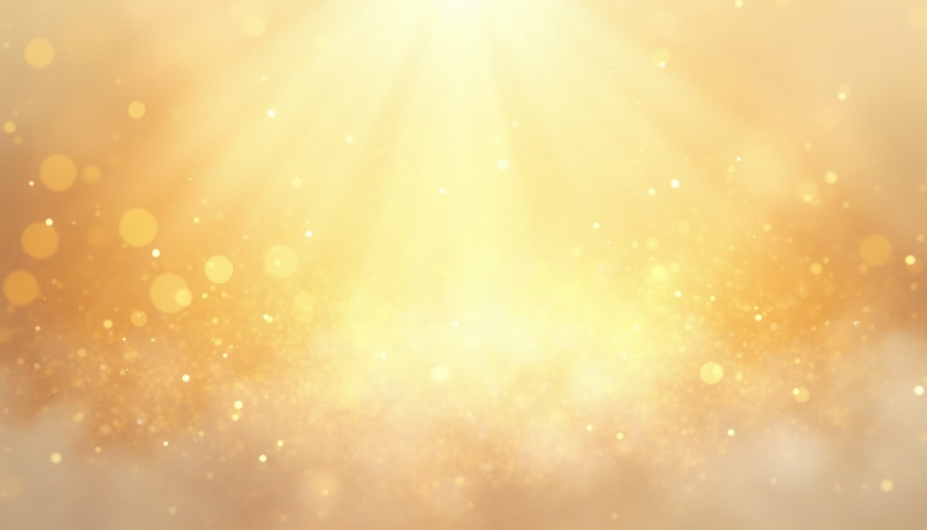 A soft, ethereal illustration for the aura colour reading "Yellow aura meaning". A yellow aura is often read as a signal of mental brightness, optimism, and creative vitality, a colour associated with people who think in quick sparks and radiate warmth outward. It carries a sunny, sociable strength but can shadow into anxious overthinking or a fear of dimming one's own light for others.