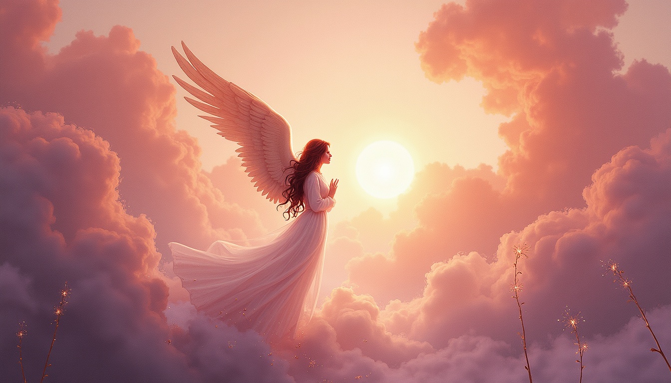 A soft, ethereal illustration for the tarot card reading "The lovers tarot meaning". The Lovers card speaks to the sacred power of choice, the harmony of union, and the alignment of values that occurs when two paths (or two parts of ourselves) come together in genuine connection. It invites reflection on love, but more deeply, on the choices that define who we are becoming.
