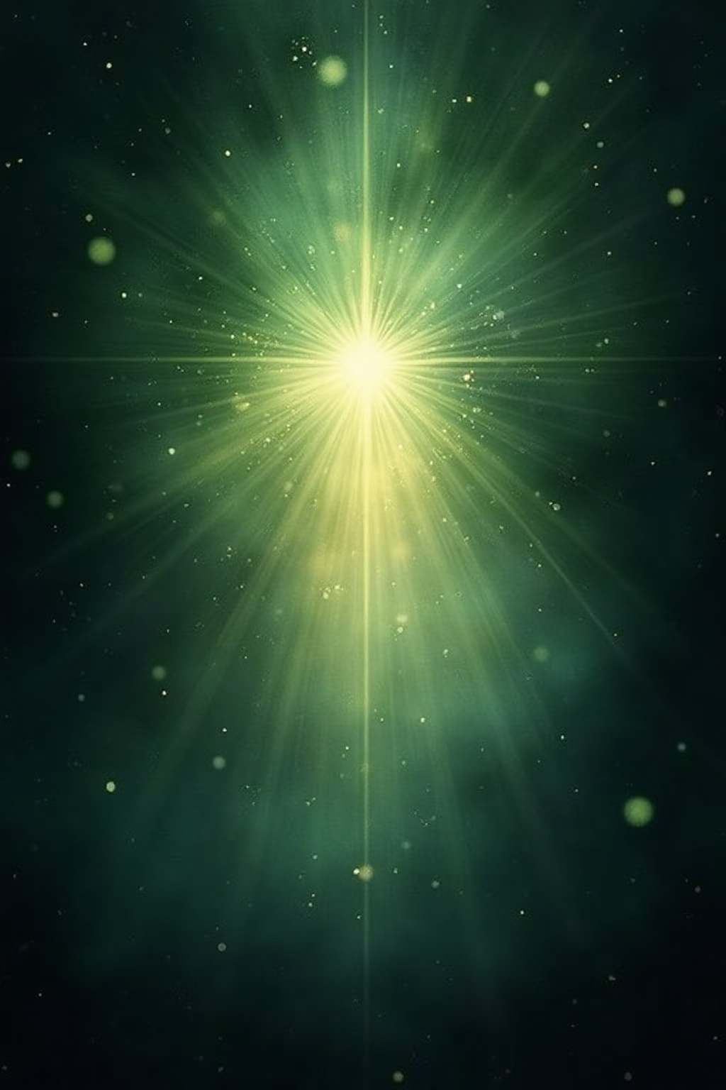 A soft, ethereal illustration for the aura colour reading "Dark green aura meaning". A dark green aura speaks of a deep, rooted nature, someone whose emotional life runs through growth, healing, and a quiet need for balance. It carries the steadiness of the forest floor, layered with complexity that lighter greens don't quite hold.