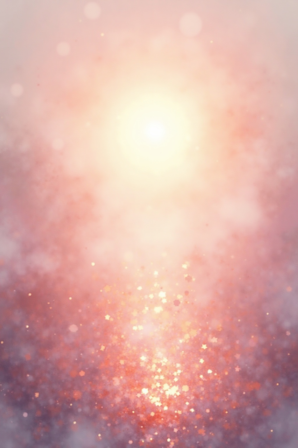 A soft, ethereal illustration for the aura colour reading "Pink and purple aura meaning". A pink and purple aura points to a soul weaving tender affection with visionary depth, someone whose heart and imagination move together. It suggests warmth expressed through intuition, romance touched by mysticism, and a temperament that feels deeply while dreaming widely.