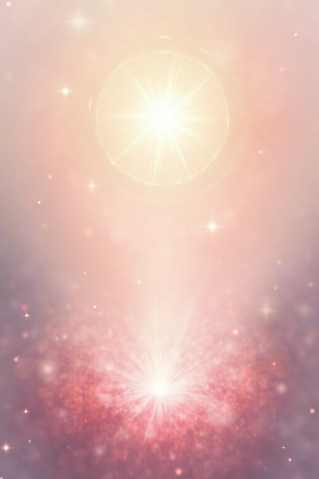 A soft, ethereal illustration for the aura colour reading "Pink aura meaning". A pink aura speaks to the language of the heart in its gentler registers: tenderness, affection, innocence, and a wish to be close to others without pretense. It suggests a temperament tuned to warmth and beauty rather than conquest or ambition.
