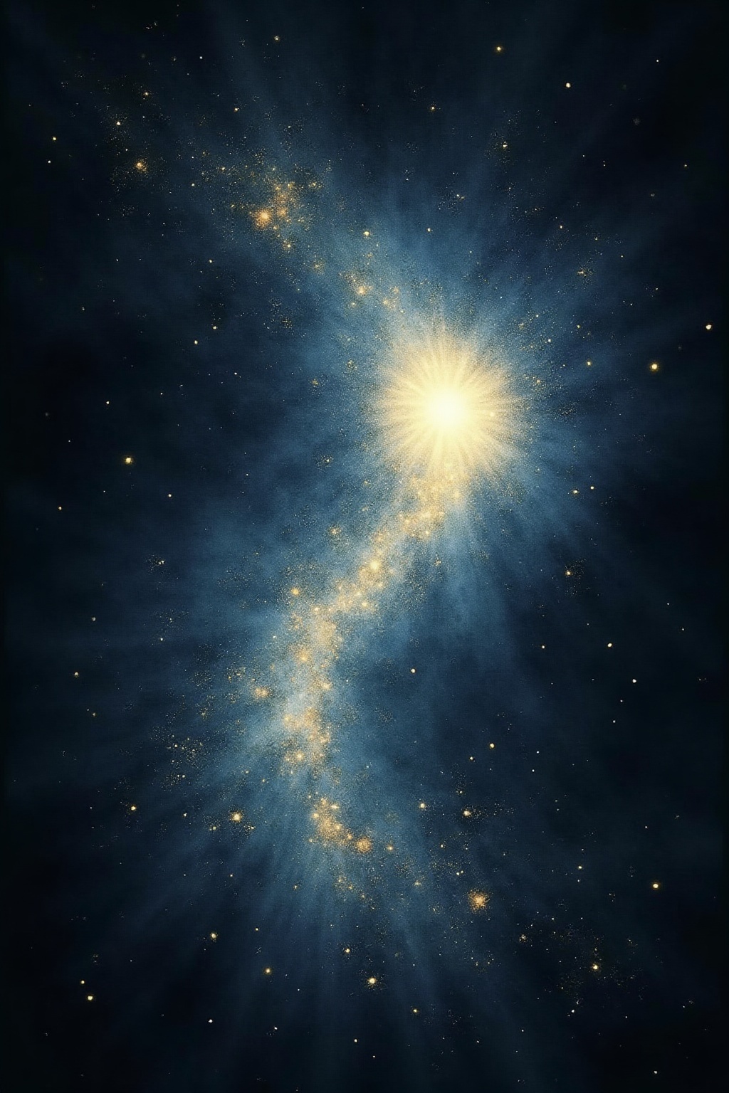 A soft, ethereal illustration for the aura colour reading "Silver aura meaning". A silver aura is often read as a sign of intuitive richness and inner fluidity, someone tuned to subtle currents of thought, mood, and possibility. It carries a reflective, almost mercurial quality, glinting between insight and elusiveness depending on the light.
