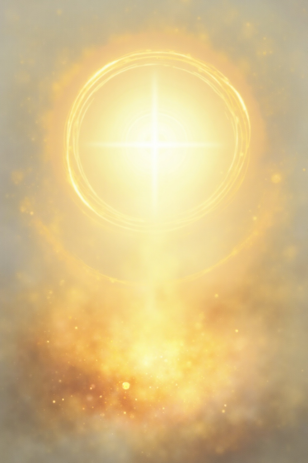 A soft, ethereal illustration for the aura colour reading "Yellow and orange aura meaning". A yellow and orange aura points to a personality lit from within by curiosity, warmth, and creative fire, someone who thinks brightly and acts boldly, though the pairing can also flare into scattered energy or emotional burnout when left unchecked.