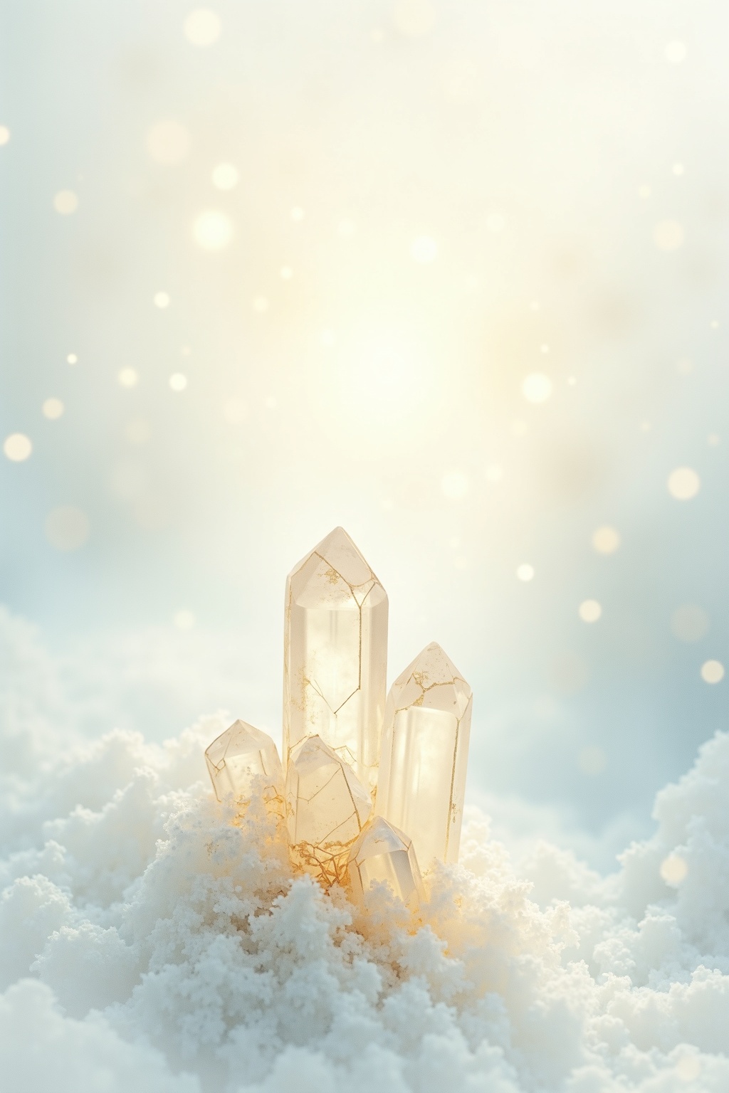 A soft, ethereal illustration for the crystal reading "Moonstone meaning". Moonstone is the crystal of cycles and quiet intuition, prized for its shifting, moonlit glow and its long association with new beginnings, emotional rhythm, and inner knowing. This interpretation of 'moonstone meaning' grounds the stone's symbolism in practical, reflective terms rather than treating it as a fixed definition.